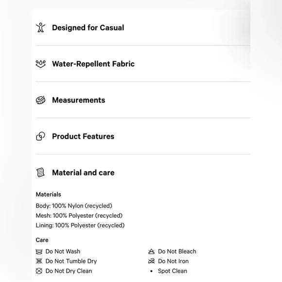 lululemon Mini Everywhere Backpack Black Nano Clippable NWT - Picture 9 of 9